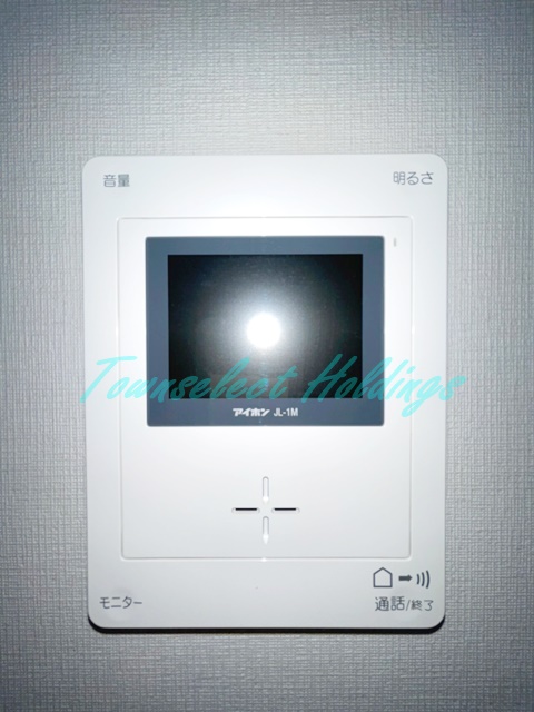 セキュリティ　モニタ付インターホンで安心♪