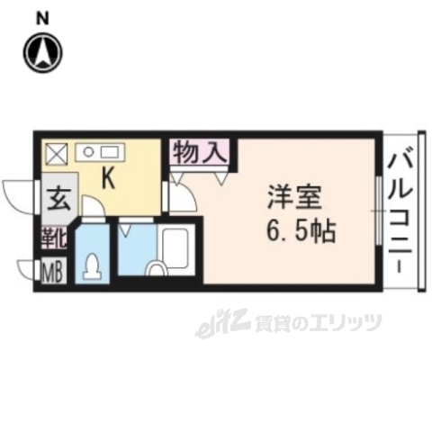 プレサンス京都烏丸御池の間取り写真