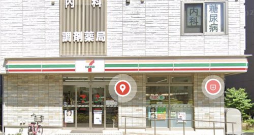 コンビニ　セブンイレブン 流山おおたかの森駅西口店（コンビニ）まで119m