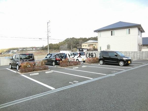駐車場　駐車しやすい！