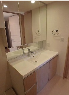 洗面設備　写真は同タイプ住居です。