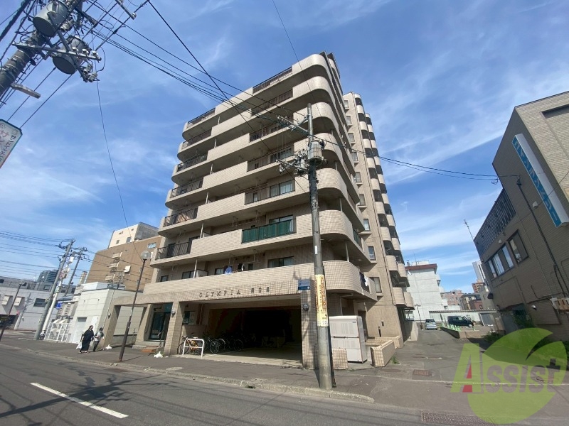 建物外観　札幌市中央区南九条西「オリンピア南９条マンション」