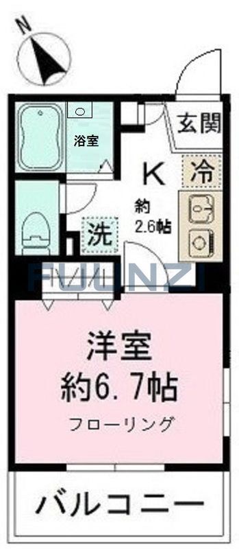 ミリアビタNo.5の間取り写真