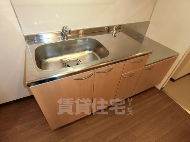 地下鉄東西線 二条駅 徒歩3分 5階建 築18年のキッチン写真