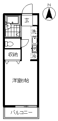 セジュールＡの間取り