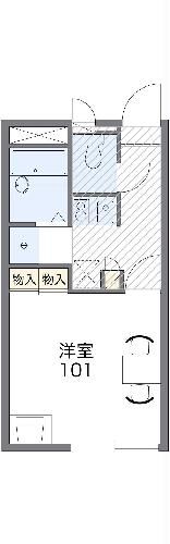 川越市大字笠幡のアパートの間取り