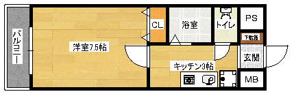 センチュリー曙Iの間取り