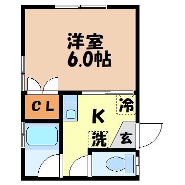 クリエイトハイツ（芒塚町）の間取り