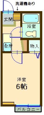 ララパレス　Ｂの間取り