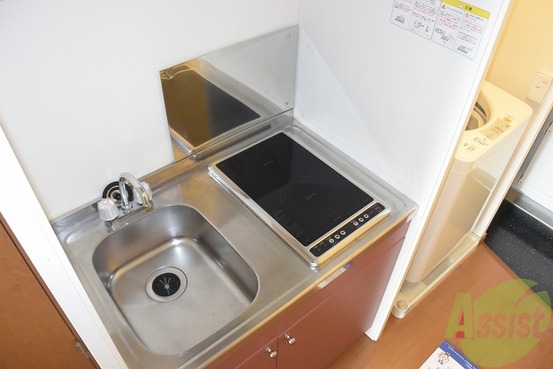 キッチン　ラジエントヒーターで安全に料理できます！
