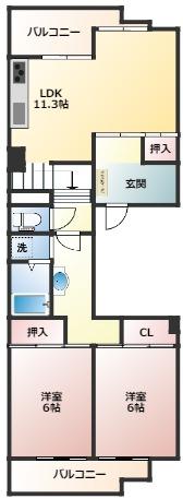 中富住宅の間取り