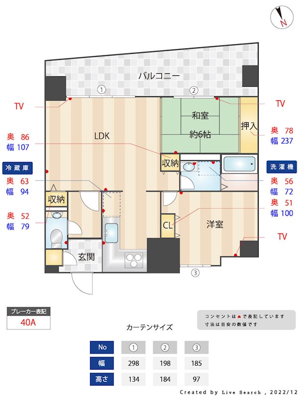 エンクレストけやき通りの間取り