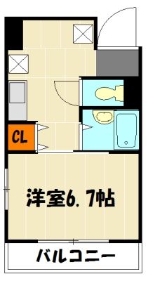 埼玉県志木市本町５（マンション）の賃貸物件の間取り