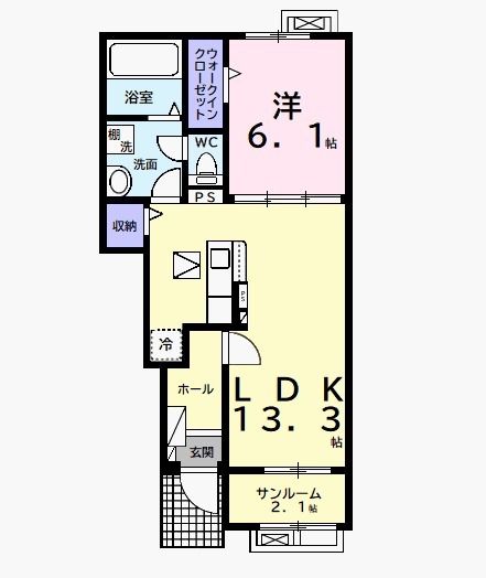 メゾン　アールエスピーの間取り