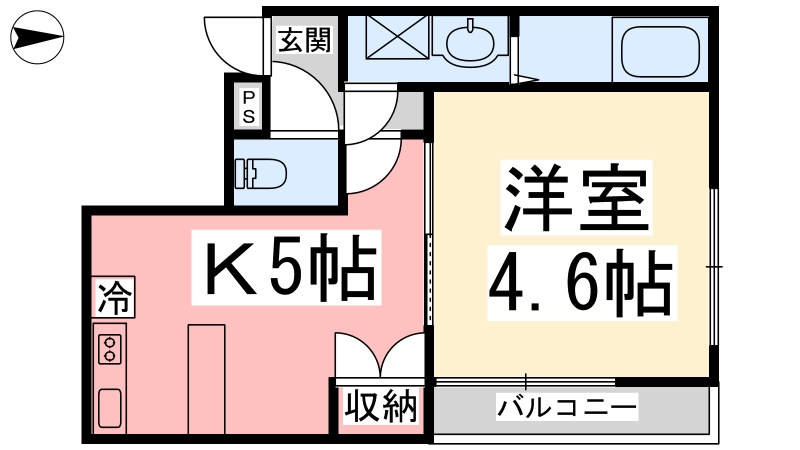 グランシェル清水町の間取り