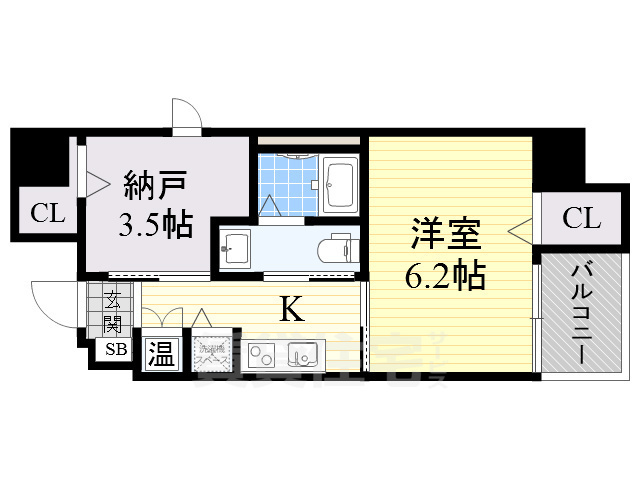 ディアコート宿屋町の間取り