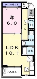 ブライト　セゾンの間取り