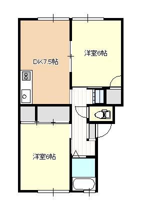 マルセリーノ関　B棟の間取り