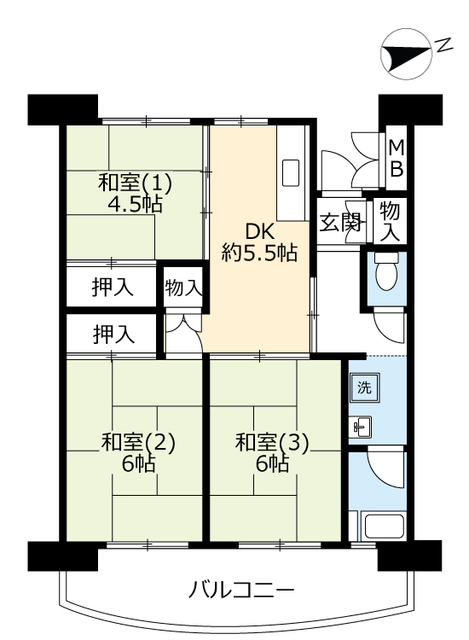 ＵＲ向島の間取り