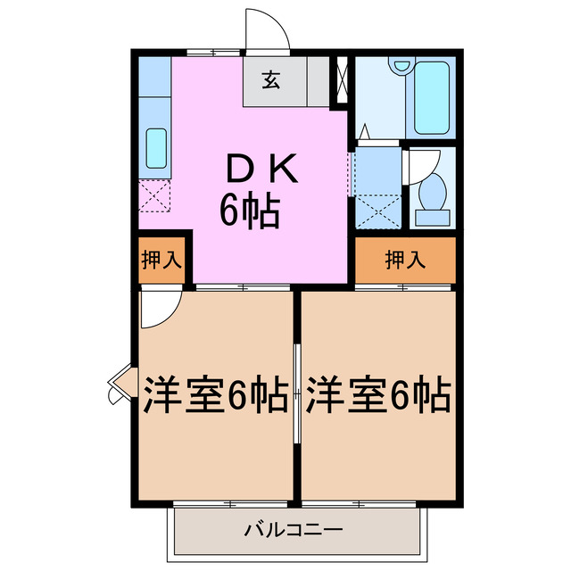 ジュネス徳重の間取り