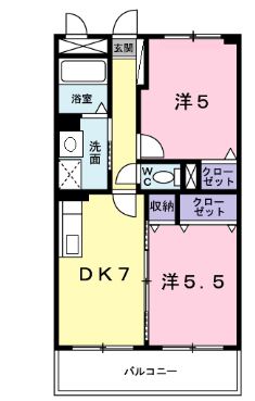 クレモナ山手の間取り