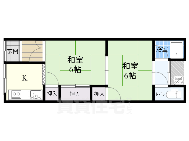 明野マンションの間取り