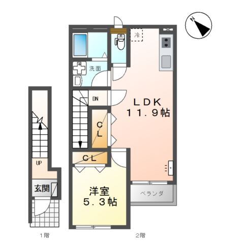 カナロアIIの間取り