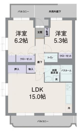 アウローラ桜堤の間取り