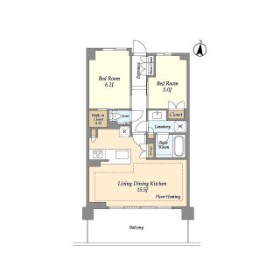 【荒川区町屋のマンションの間取り】