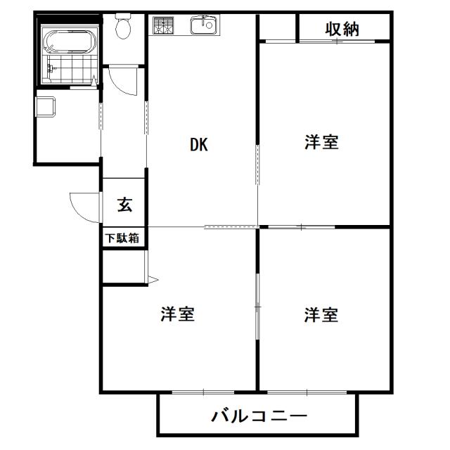 メゾンブランシュの間取り