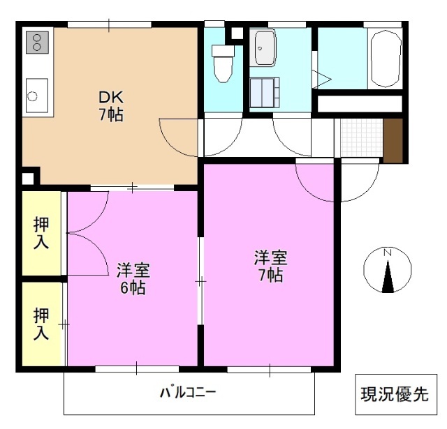 ハイツエトランゼ神田　Ａの間取り