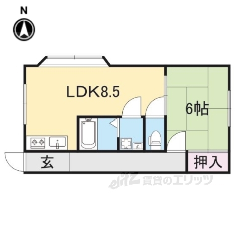 メゾンアイリスの間取り