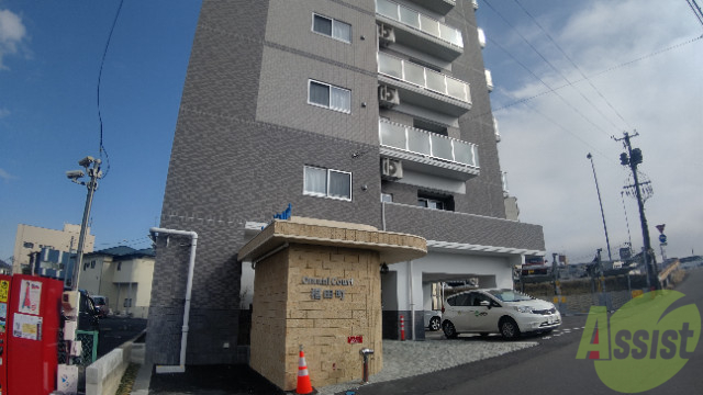 仙台市宮城野区福田町のマンションの建物外観