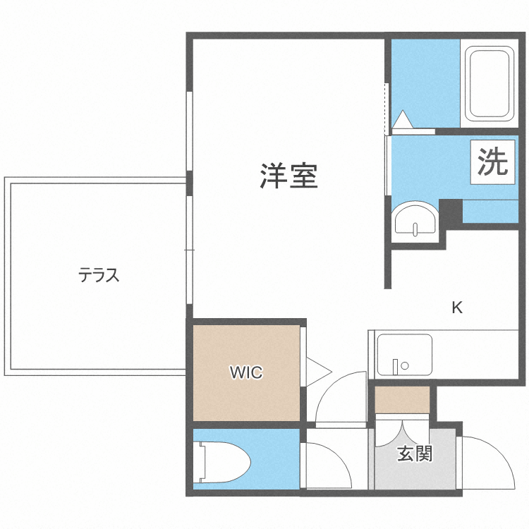 札幌市南区真駒内柏丘のマンションの間取り