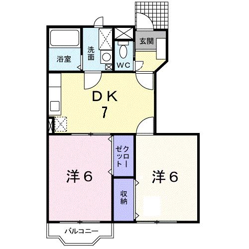 Maison Deuxの間取り