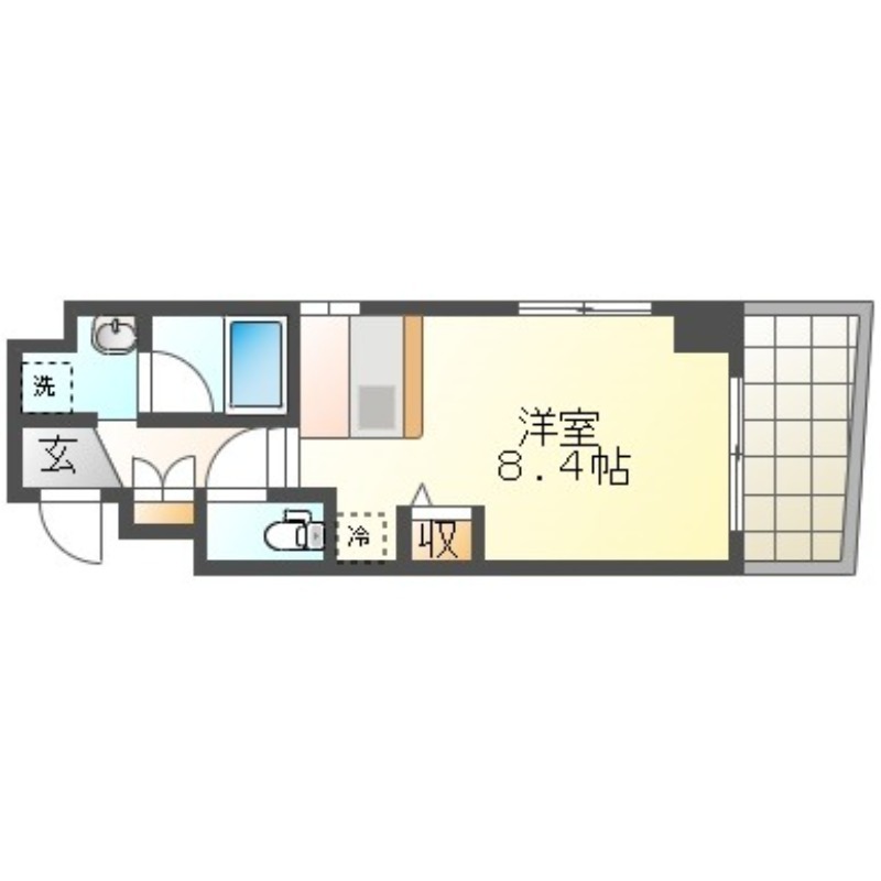 ウインドー金屋町の間取り