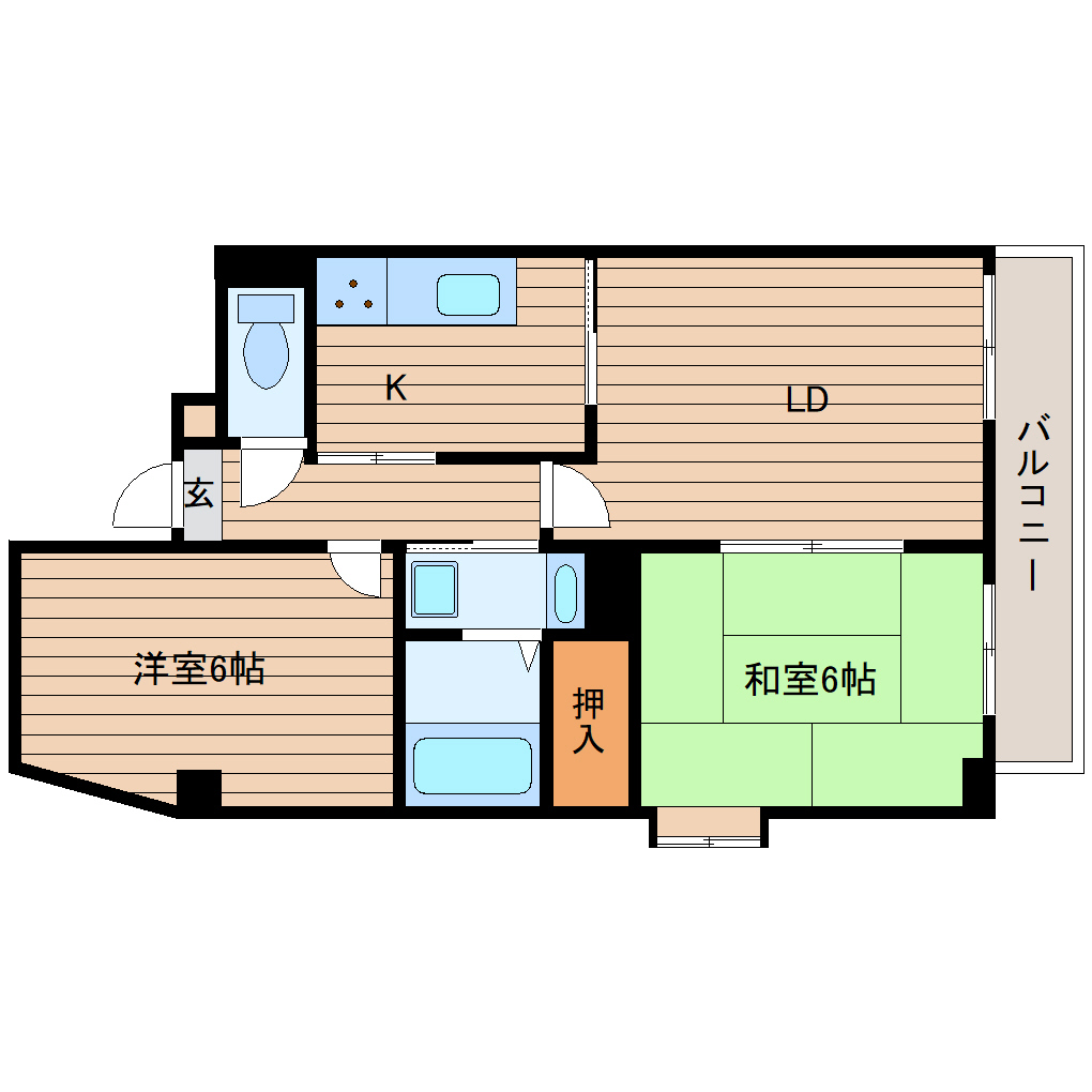 リバーシティ上杉の間取り