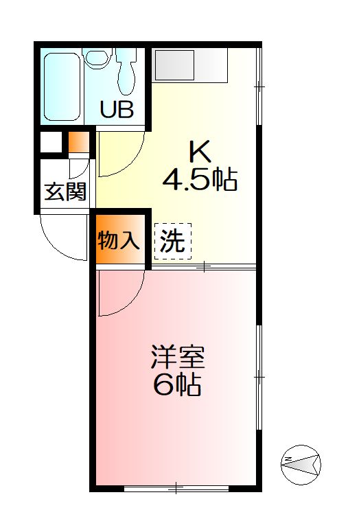 TNAハイム潮田の間取り