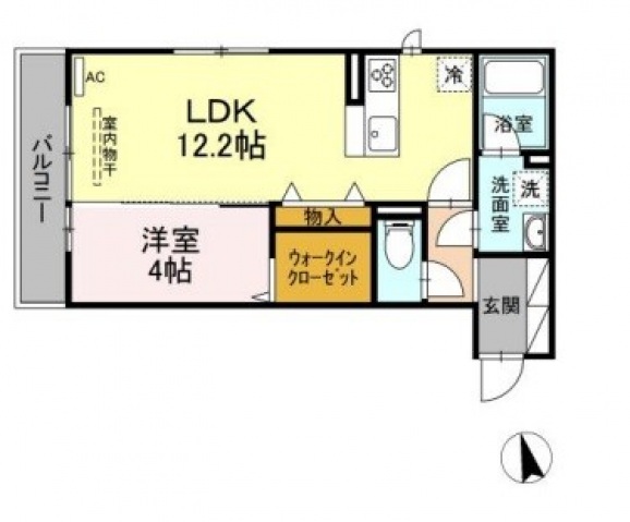 D-room元町の間取り