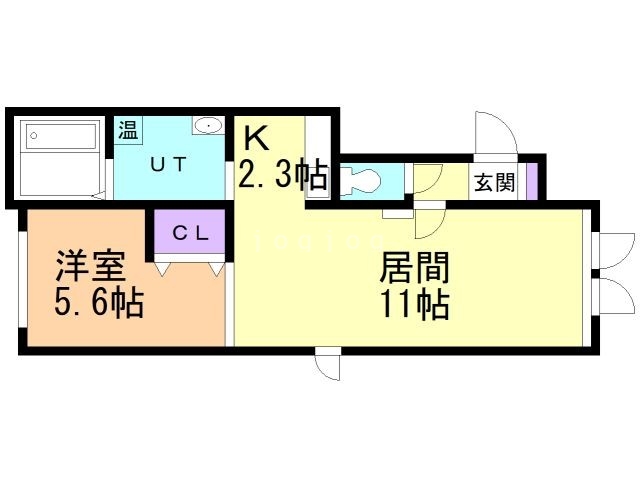 カーサ・クオーレ滝川の間取り