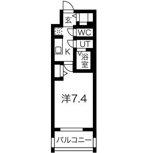 アドバンス名古屋モクシーの間取り