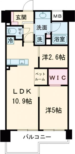 ブランシエスタ西馬込の間取り