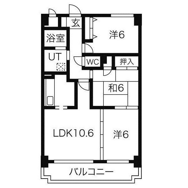 ロジュマン春日井の間取り