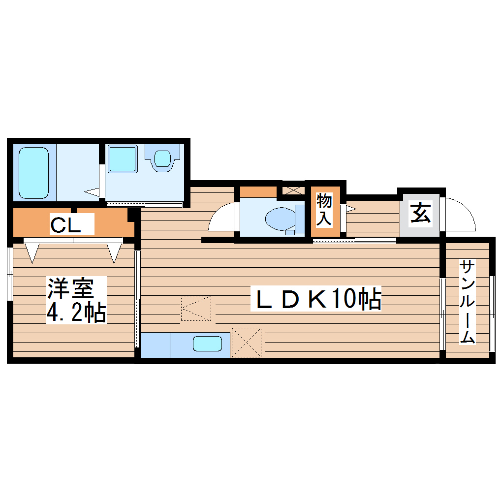 ベル シャトーIの間取り