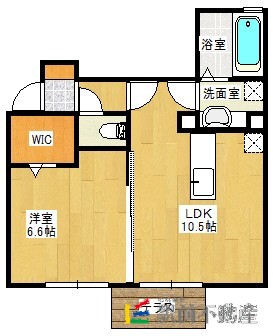 アグレアブル小城の間取り