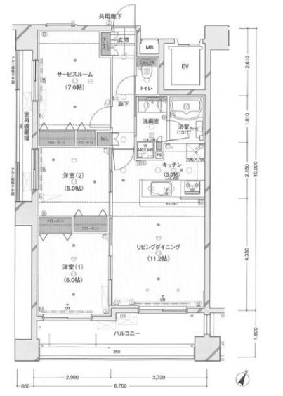 アルコード横濱大通公園の間取り