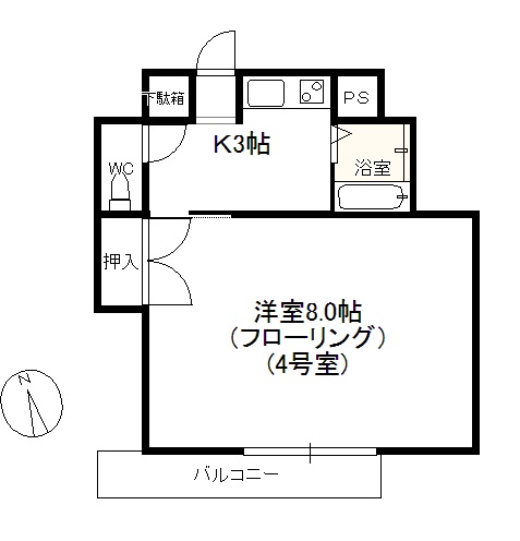 パルコーポ新宮の間取り