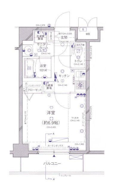 パレステュディオ神田ＥＡＳＴの間取り