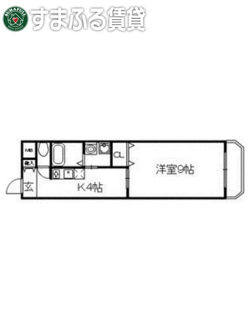 岡崎市大和町のマンションの間取り