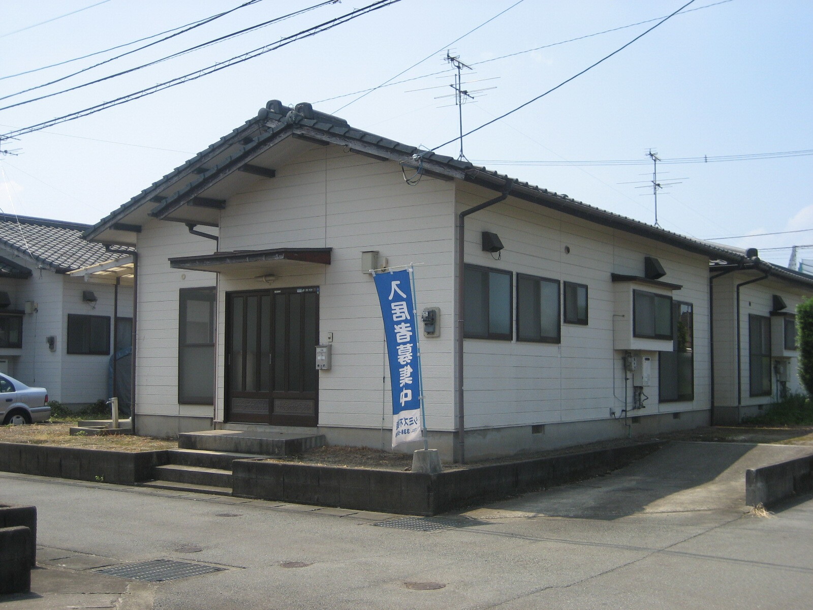 建物外観　平屋の建物です。
